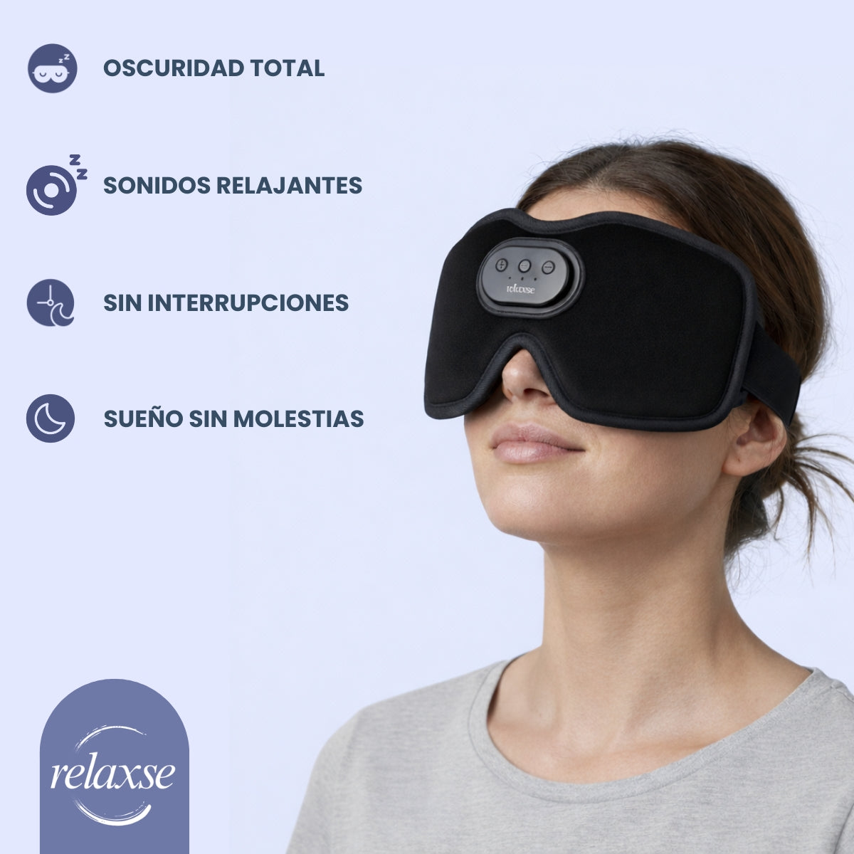 Antifaz con Sonido Relaxse™ Pro